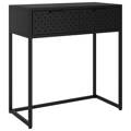 Mesa Consola 72x35x75 cm Aço Preto