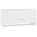 Roupeiro 70x32,5x35 cm Contraplacado Branco Brilhante