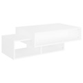 Mesa de Centro 105x55x32 cm Contraplacado Branco