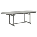 Mesa de Jantar P/ Jardim (160-240)x100x75 cm Acácia Maciça