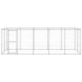 Canil de Exterior 12,1 M² Aço Galvanizado