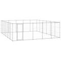 Canil de Exterior 36,3 M² Aço Galvanizado