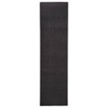 Tapete Sisal Natural 66x250 cm Preto