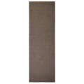 Tapete Sisal Natural 80x250 cm Castanho