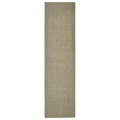 Tapete Sisal Natural 66x250 cm Cinzento-acastanhado