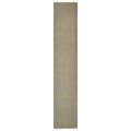 Tapete Sisal Natural 66x350 cm Cinzento-acastanhado