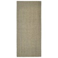 Tapete Sisal Natural 80x150 cm Cor Cinzento-acastanhado