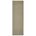 Tapete Sisal Natural 80x250 cm Cinzento-acastanhado