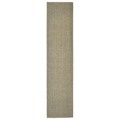 Tapete Sisal Natural 80x350 cm Cinzento-acastanhado