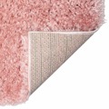 Tapete Shaggy de pelo Alto com 50 mm 160x230 cm Rosa