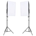 Kit de Estúdio Fotográfico com Conjunto de Iluminação e Fundo