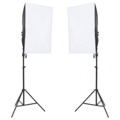 Kit de Estúdio Fotográfico com Conjunto de Iluminação e Fundo