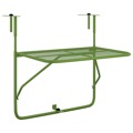 Mesa para Varanda 60x40 cm Aço Verde