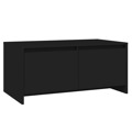 Mesa de Centro 90x50x41,5 cm Aglomerado Preto