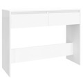 Mesa Consola 100x35x76,5 cm Aglomerado Branco