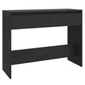 Mesa Consola 100x35x76,5 cm Aglomerado Preto