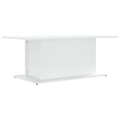 Mesa de Centro 102x55,5x40 cm Contraplacado Branco