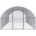 Galinheiro de Exterior 3x8x2 M Aço Galvanizado