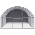 Galinheiro de Exterior 3x4x2 M Aço Galvanizado