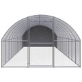 Galinheiro de Exterior 3x12x2 M Aço Galvanizado