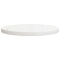 Tampo de Mesa Pinho Maciço Ø40x2,5 cm Branco