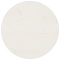 Tampo de Mesa Pinho Maciço Ø50x2,5 cm Branco