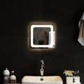 Espelho de Casa de Banho com Luzes LED 30x30 cm