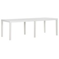 Mesa de Jardim 220x90x72 cm Pp Branco