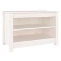 Banco Sapateira 70x38x45,5 cm Pinho Maciço Branco