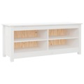 Banco Sapateira 110x38x45,5 cm Pinho Maciço Branco