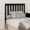 Cabeceira de Cama 106x6x101 cm Pinho Maciço Preto