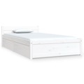 Estrutura Cama com Gavetas 90x190 cm 3FT Single Branco