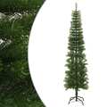 Árvore de Natal Artificial Fina com Suporte Pe 240 cm