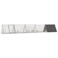 Gaiola P/ Coelhos 504,5x80,5x71 cm Aço Galvanizado Antracite