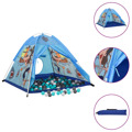 Tenda de Brincar Infantil com 250 Bolas 120x120x90 cm Azul