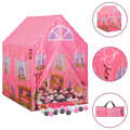 Tenda de Brincar Infantil com 250 Bolas 69x94x104 cm Rosa