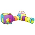 Tenda de Brincar Infantil com 250 Bolas 190x264x90 cm Multicor