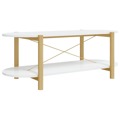 Mesa de Centro 110x48x40 cm Derivados de Madeira Branco