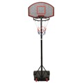 Tabela de Basquetebol 216-250 cm Polietileno Preto