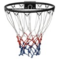 Cesto de Basquetebol 39 cm Aço Preto