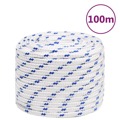 Corda de Barco 18 mm 100 M Polipropileno Branco