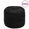 Corda de Barco 8 mm 250 M Polipropileno Preto Completo