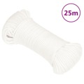 Corda de Barco 5 mm 25 M Polipropileno Branco Completo