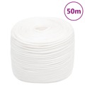 Corda de Barco 6 mm 50 M Polipropileno Branco Completo