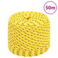 Corda de Barco 6 mm 50 M Polipropileno Amarelo