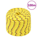 Corda de Barco 12 mm 100 M Polipropileno Amarelo