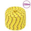 Corda de Barco 12 mm 250 M Polipropileno Amarelo