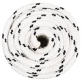 Corda Entrançada para Barco 18 mm 25 M Poliéster Branco