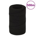 Corda de Trabalho 2 mm 500 M Poliéster Preto