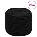 Corda de Trabalho 8 mm 25 M Poliéster Preto